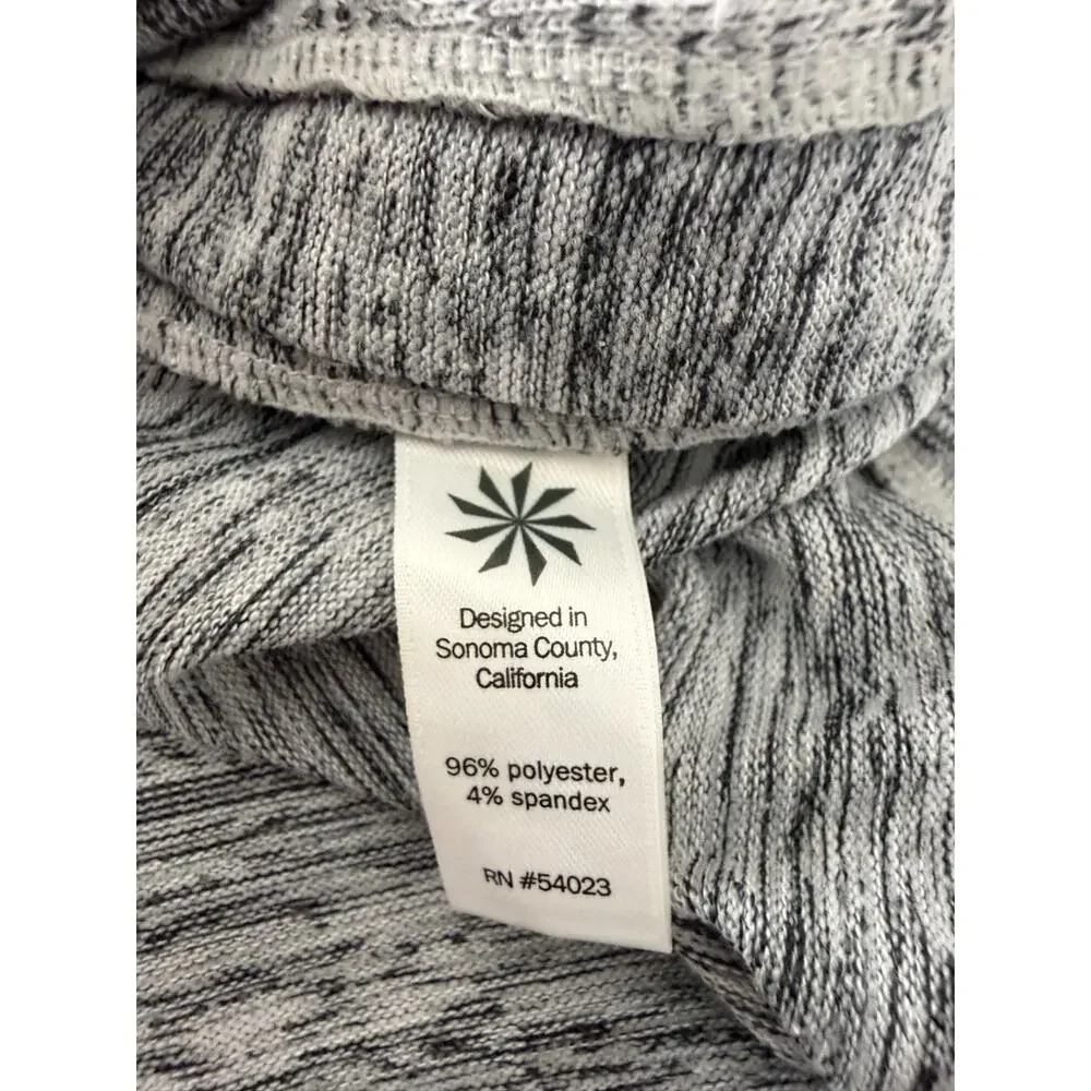 Athleta Size S Stretch Casual Outdoor‎ Sweater Heather Gray Long Sleeve Pullover